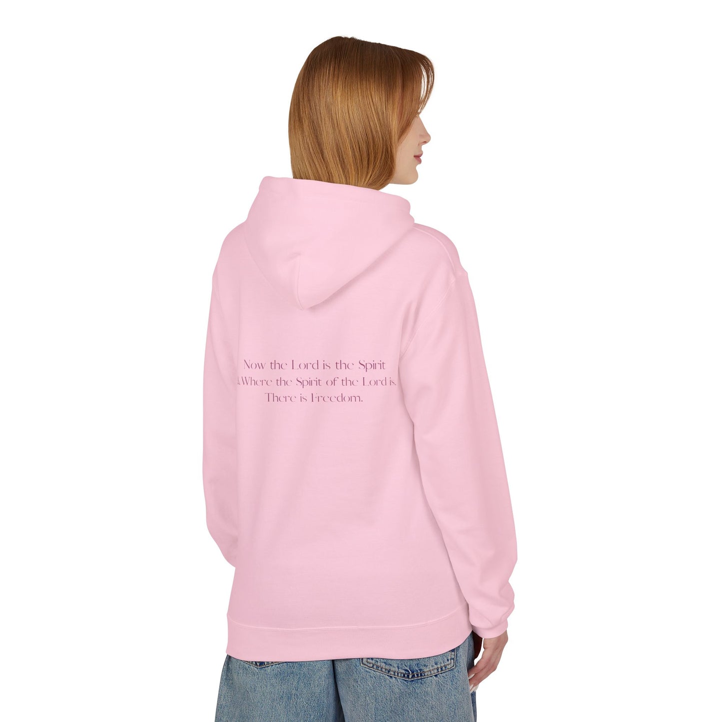 Freedom Hoodie — Inspirational "Freedom Wrapped in Grace" Fleece Pullover