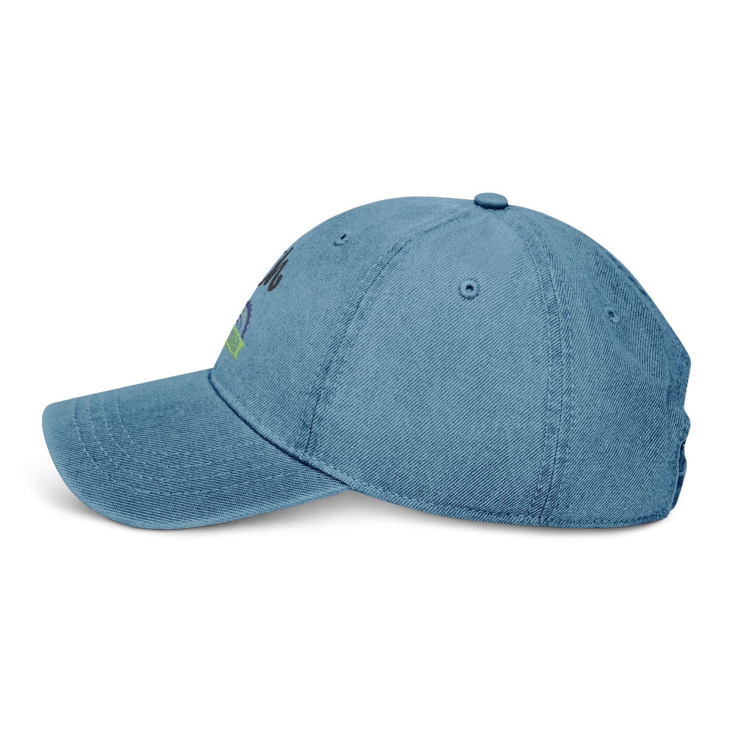 Embroidered Faith Denim Hat - Casual Cool for Everyday Wear