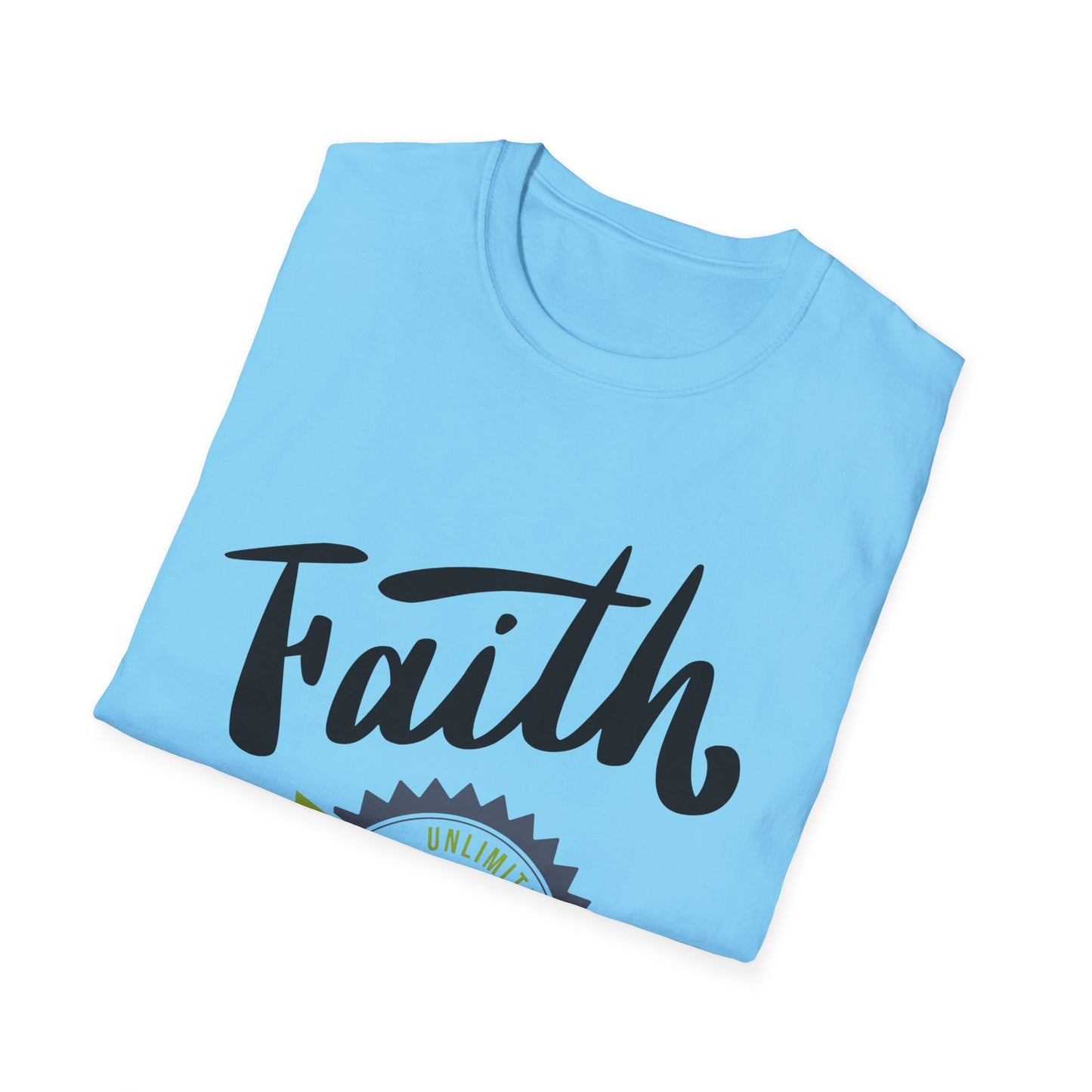 Unlimited Faith Unisex Softstyle T-Shirt - Inspirational Tee for Everyday Wear