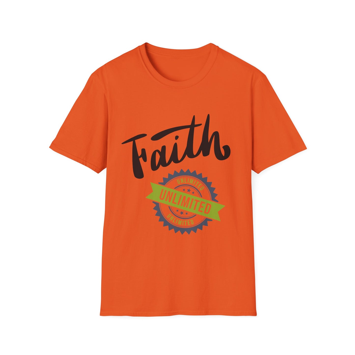 Unlimited Faith Unisex Softstyle T-Shirt - Inspirational Tee for Everyday Wear