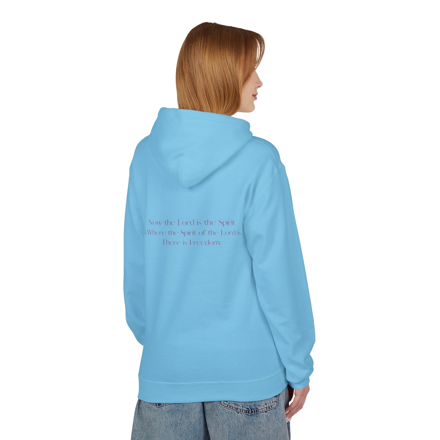 Freedom Hoodie — Inspirational "Freedom Wrapped in Grace" Fleece Pullover