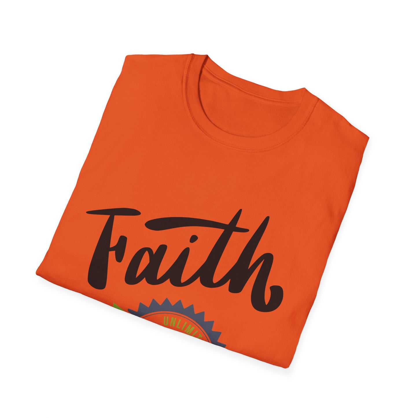 Unlimited Faith Unisex Softstyle T-Shirt - Inspirational Tee for Everyday Wear