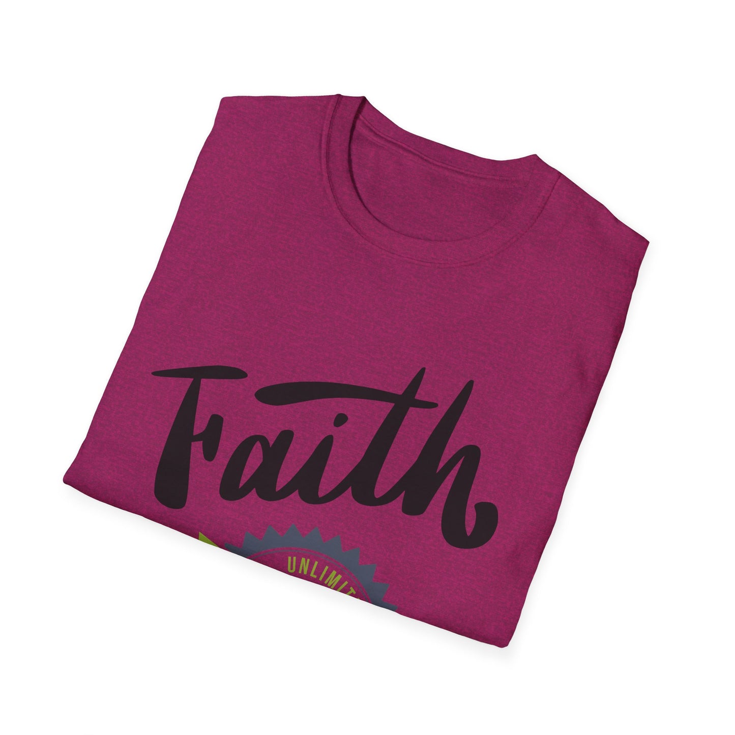 Unlimited Faith Unisex Softstyle T-Shirt - Inspirational Tee for Everyday Wear