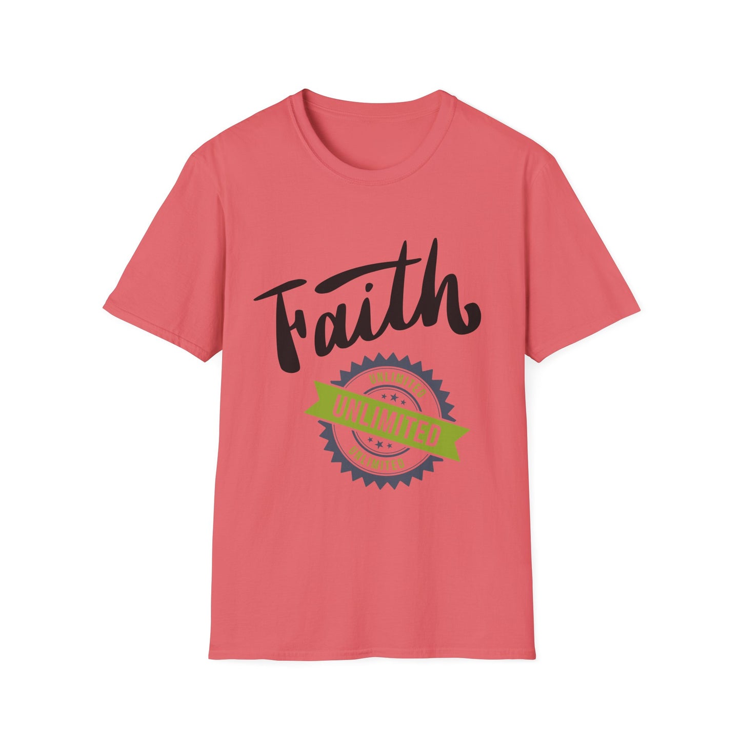 Unlimited Faith Unisex Softstyle T-Shirt - Inspirational Tee for Everyday Wear