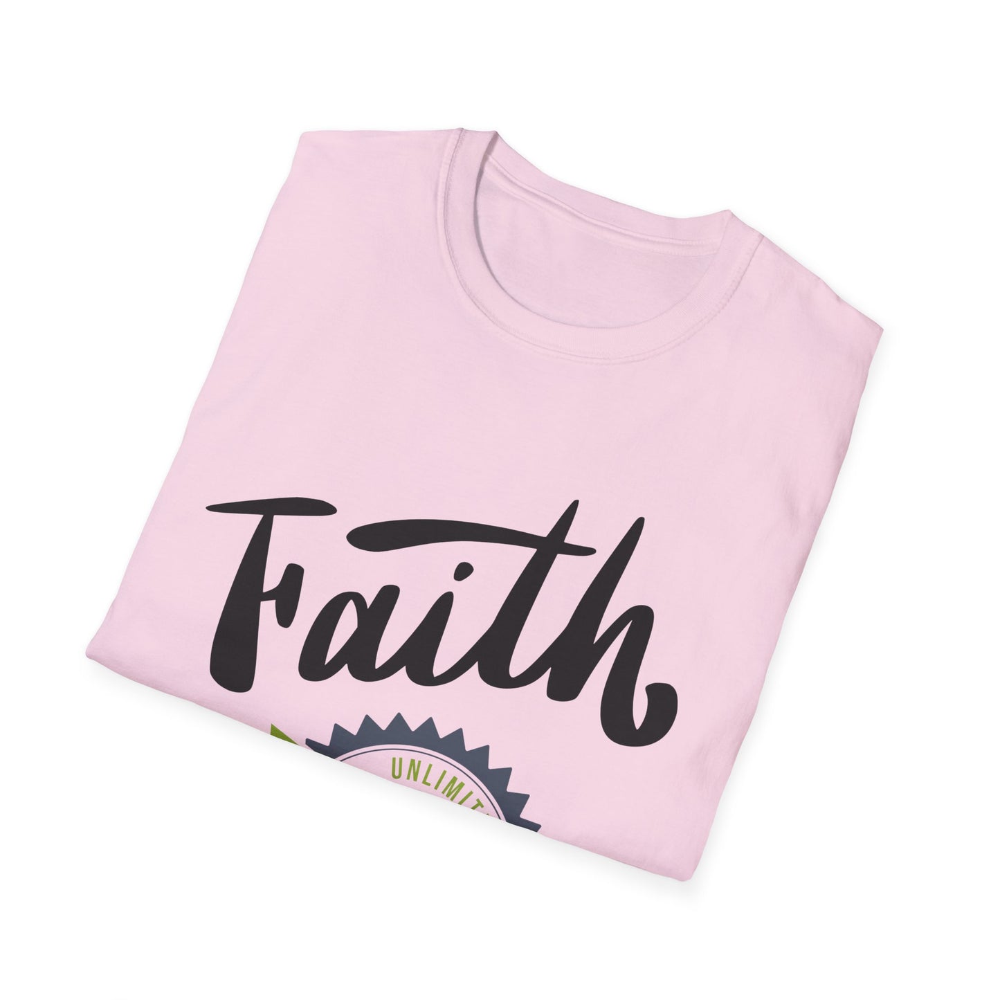 Unlimited Faith Unisex Softstyle T-Shirt - Inspirational Tee for Everyday Wear