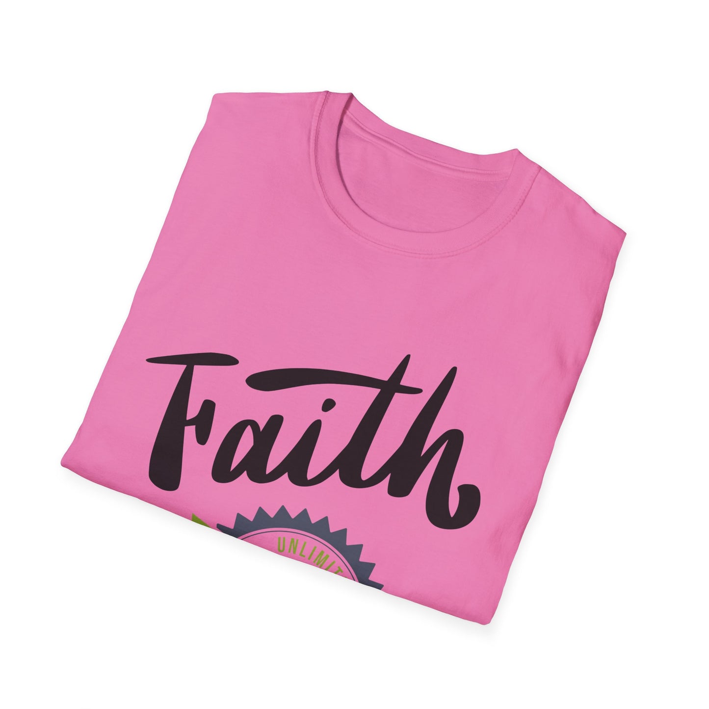 Unlimited Faith Unisex Softstyle T-Shirt - Inspirational Tee for Everyday Wear