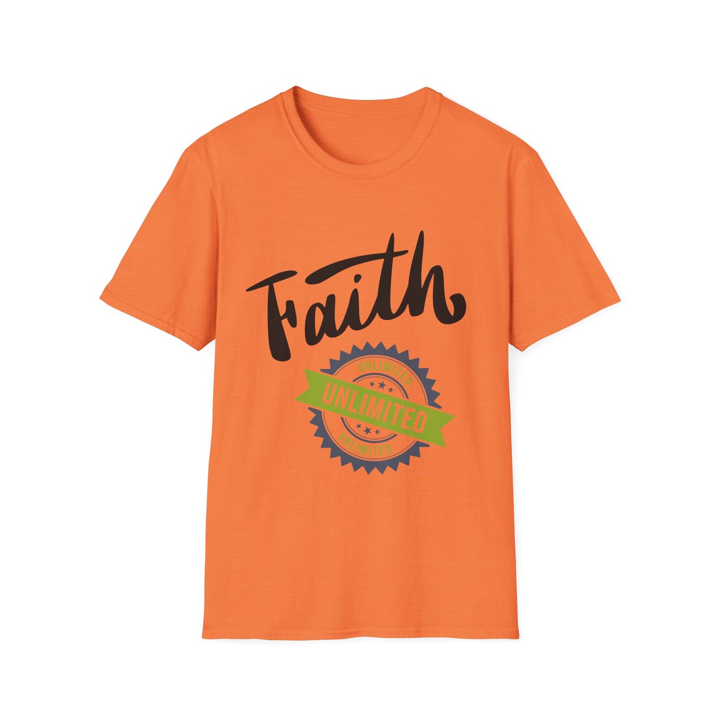 Unlimited Faith Unisex Softstyle T-Shirt - Inspirational Tee for Everyday Wear