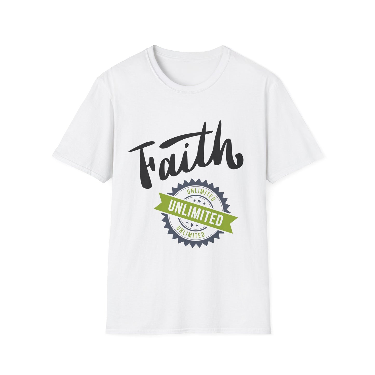 Unlimited Faith Unisex Softstyle T-Shirt - Inspirational Tee for Everyday Wear