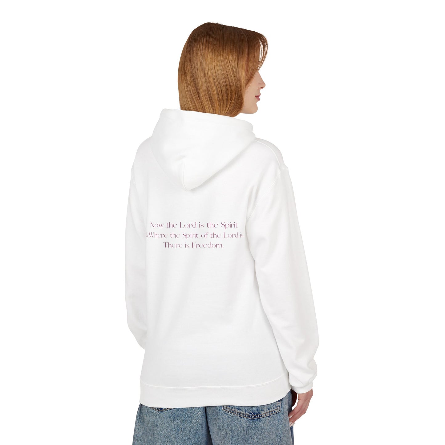 Freedom Hoodie — Inspirational "Freedom Wrapped in Grace" Fleece Pullover