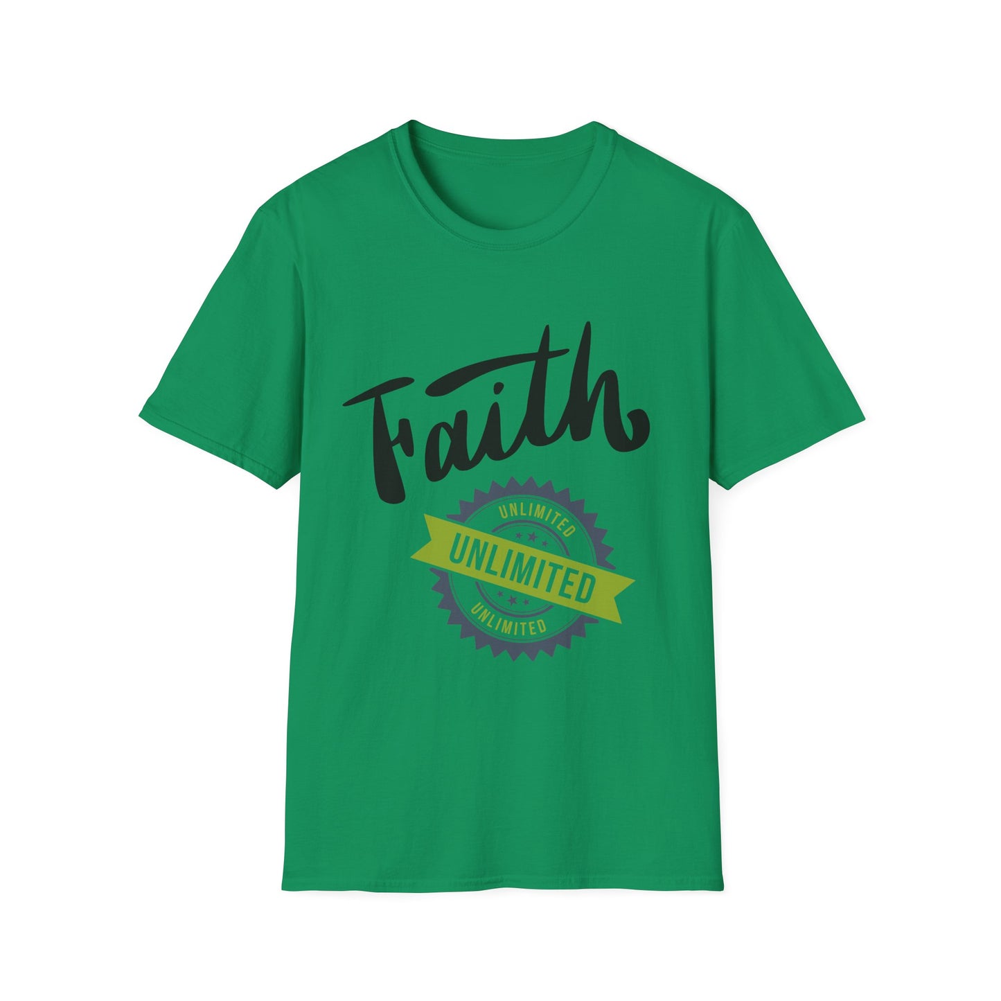 Unlimited Faith Unisex Softstyle T-Shirt - Inspirational Tee for Everyday Wear