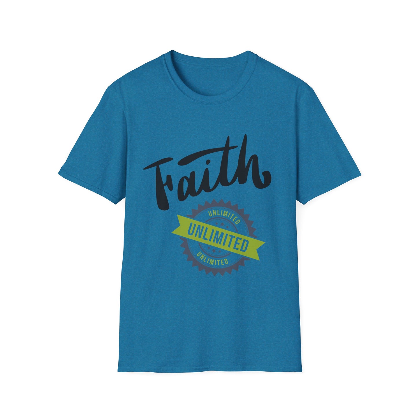 Unlimited Faith Unisex Softstyle T-Shirt - Inspirational Tee for Everyday Wear