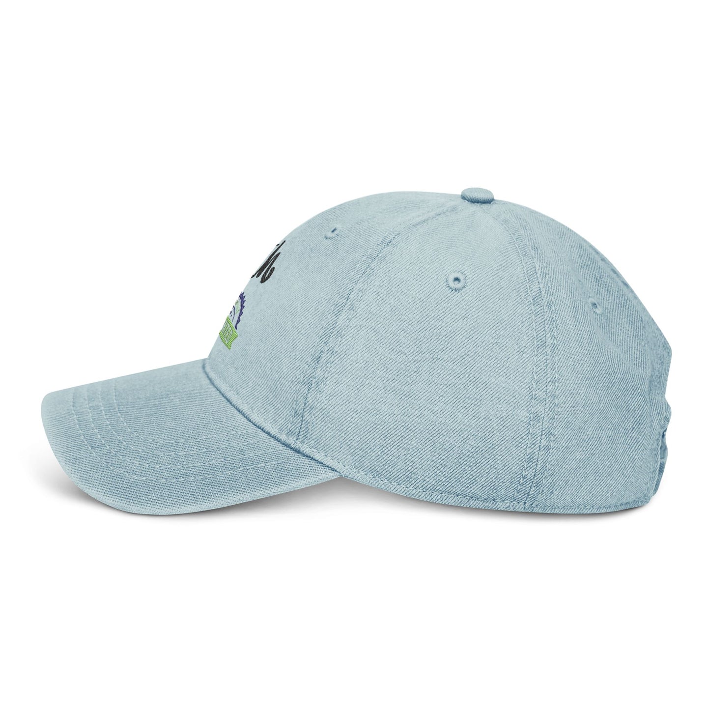 Embroidered Faith Denim Hat - Casual Cool for Everyday Wear