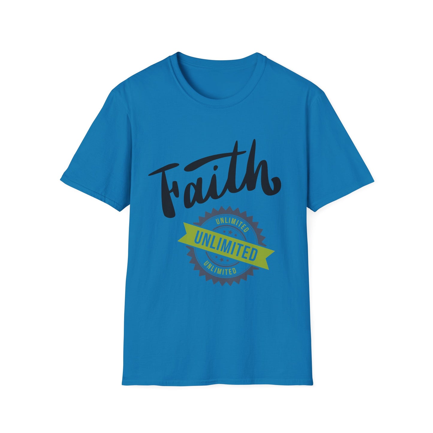 Unlimited Faith Unisex Softstyle T-Shirt - Inspirational Tee for Everyday Wear