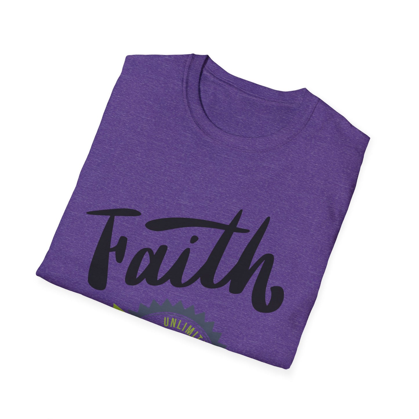 Unlimited Faith Unisex Softstyle T-Shirt - Inspirational Tee for Everyday Wear