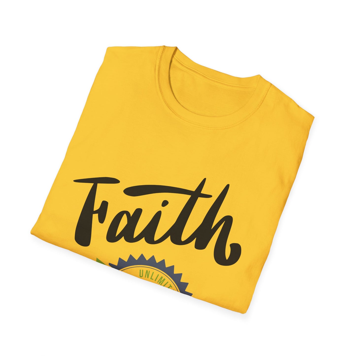 Unlimited Faith Unisex Softstyle T-Shirt - Inspirational Tee for Everyday Wear