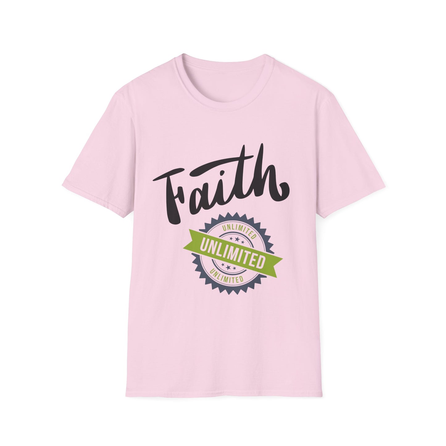 Unlimited Faith Unisex Softstyle T-Shirt - Inspirational Tee for Everyday Wear