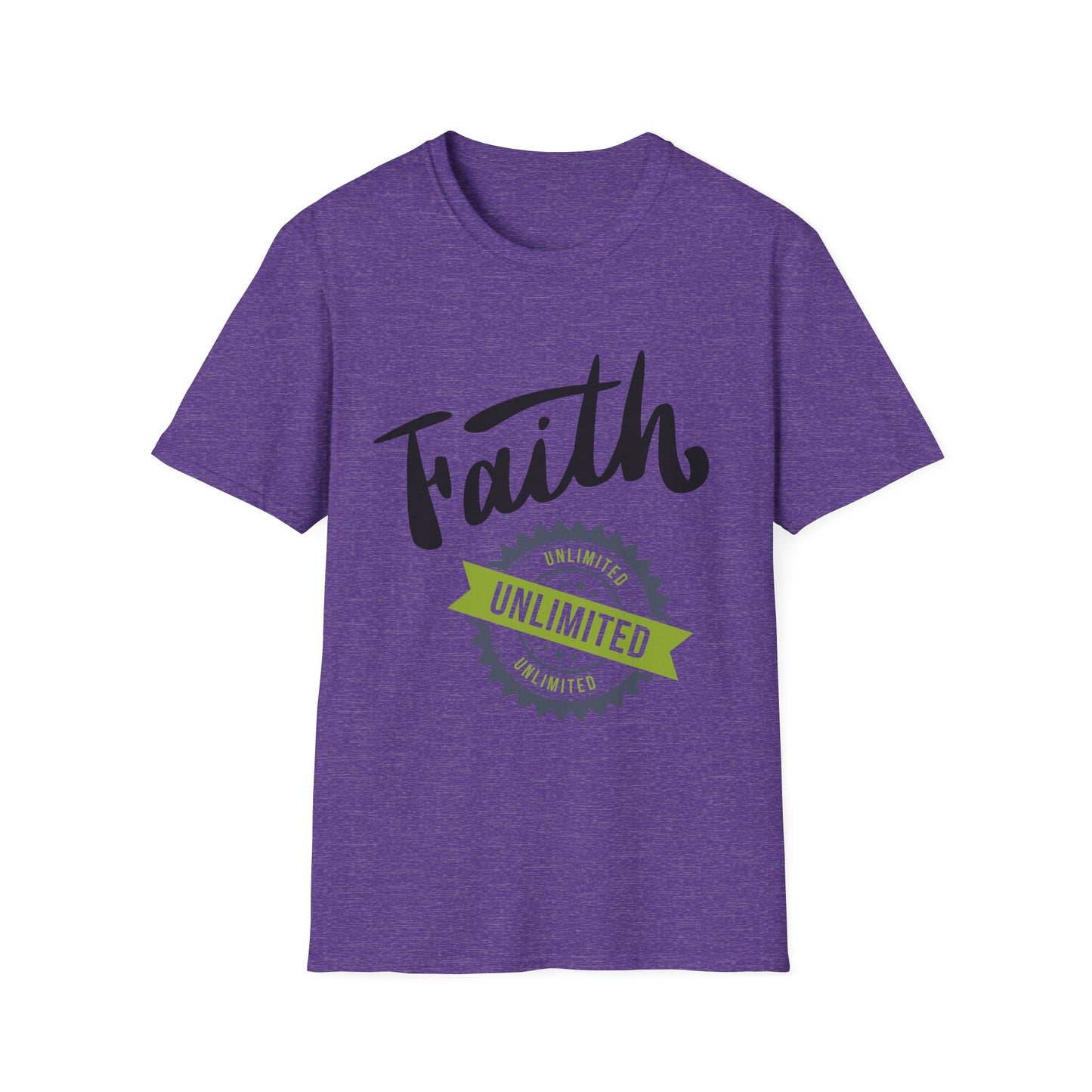 Unlimited Faith Unisex Softstyle T-Shirt - Inspirational Tee for Everyday Wear