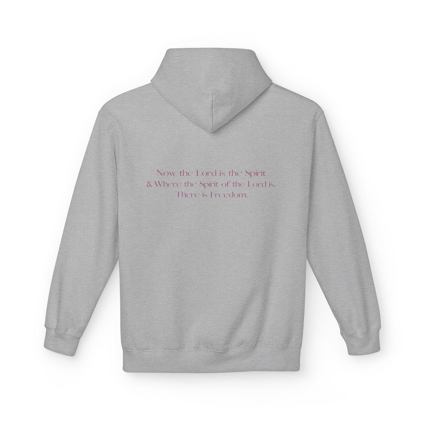 Freedom Hoodie — Inspirational "Freedom Wrapped in Grace" Fleece Pullover