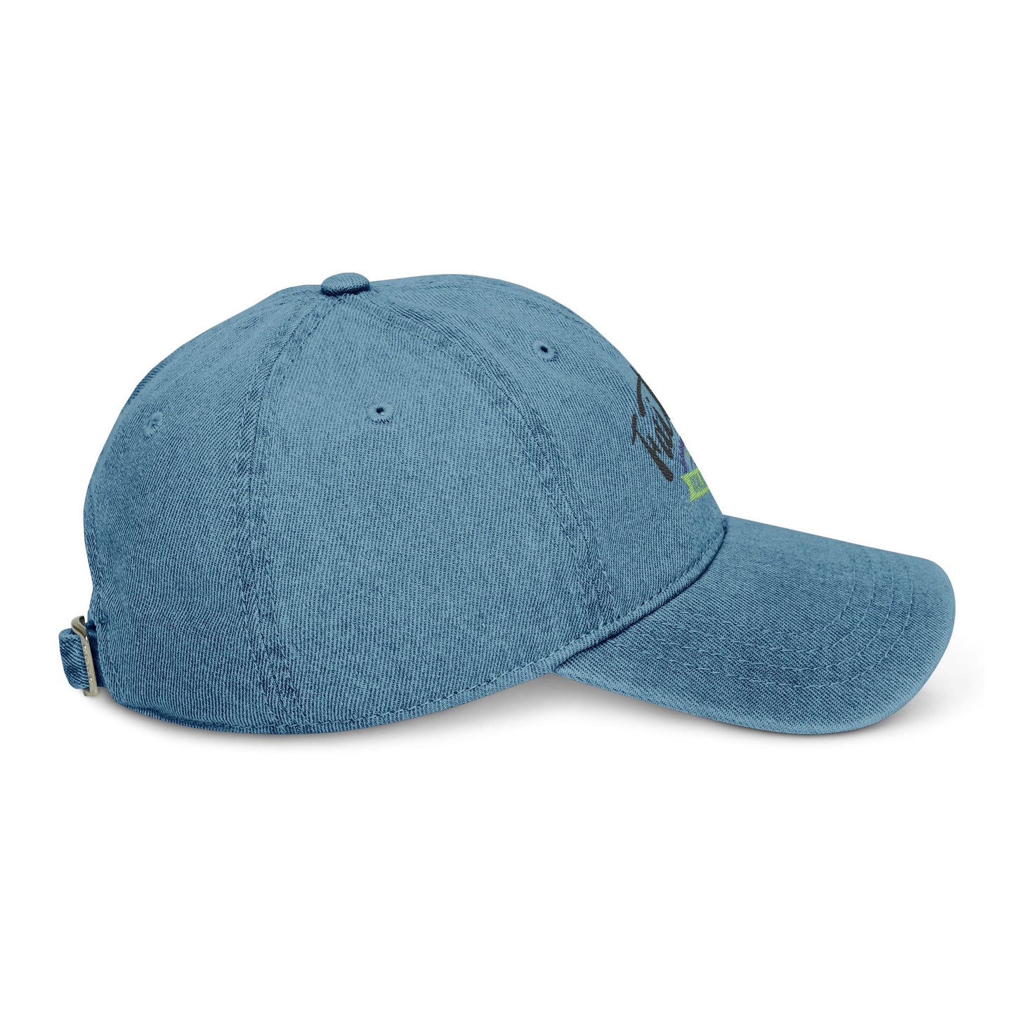 Embroidered Faith Denim Hat - Casual Cool for Everyday Wear