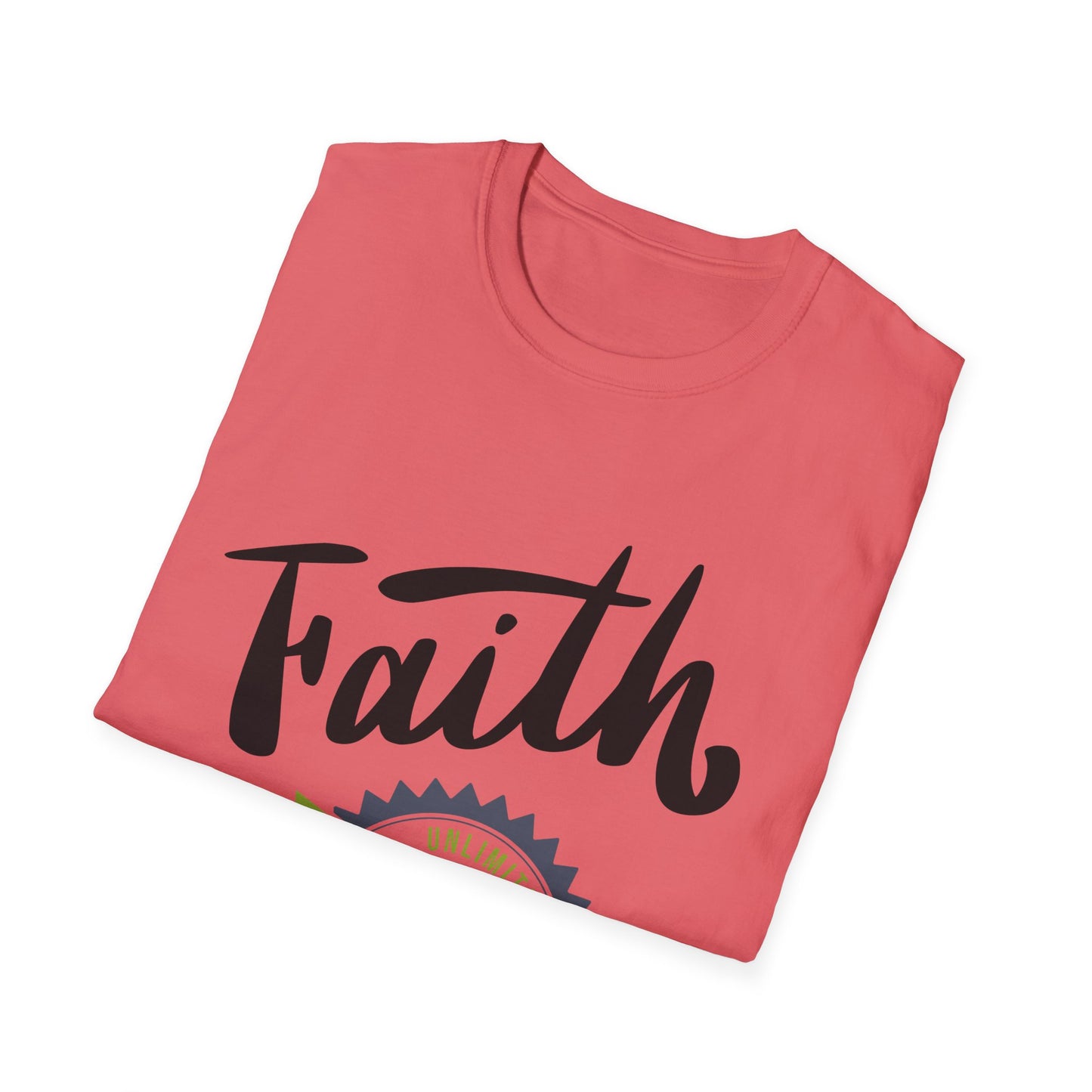 Unlimited Faith Unisex Softstyle T-Shirt - Inspirational Tee for Everyday Wear