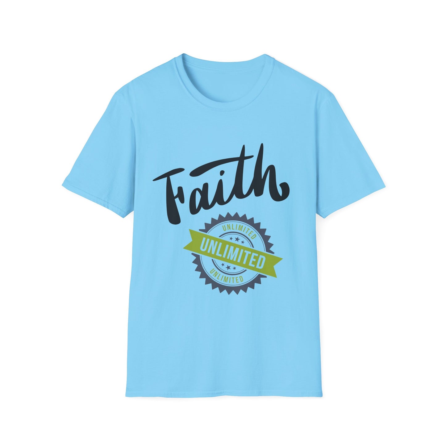 Unlimited Faith Unisex Softstyle T-Shirt - Inspirational Tee for Everyday Wear