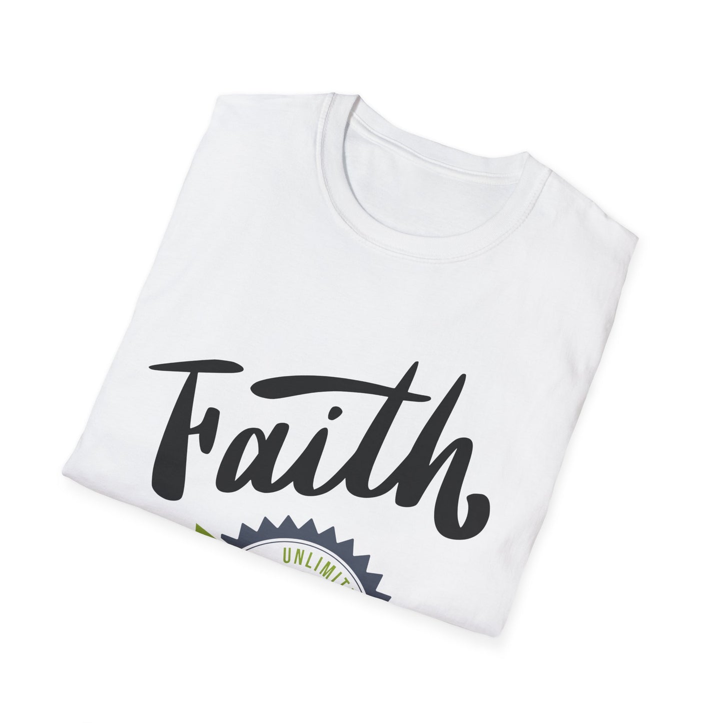 Unlimited Faith Unisex Softstyle T-Shirt - Inspirational Tee for Everyday Wear