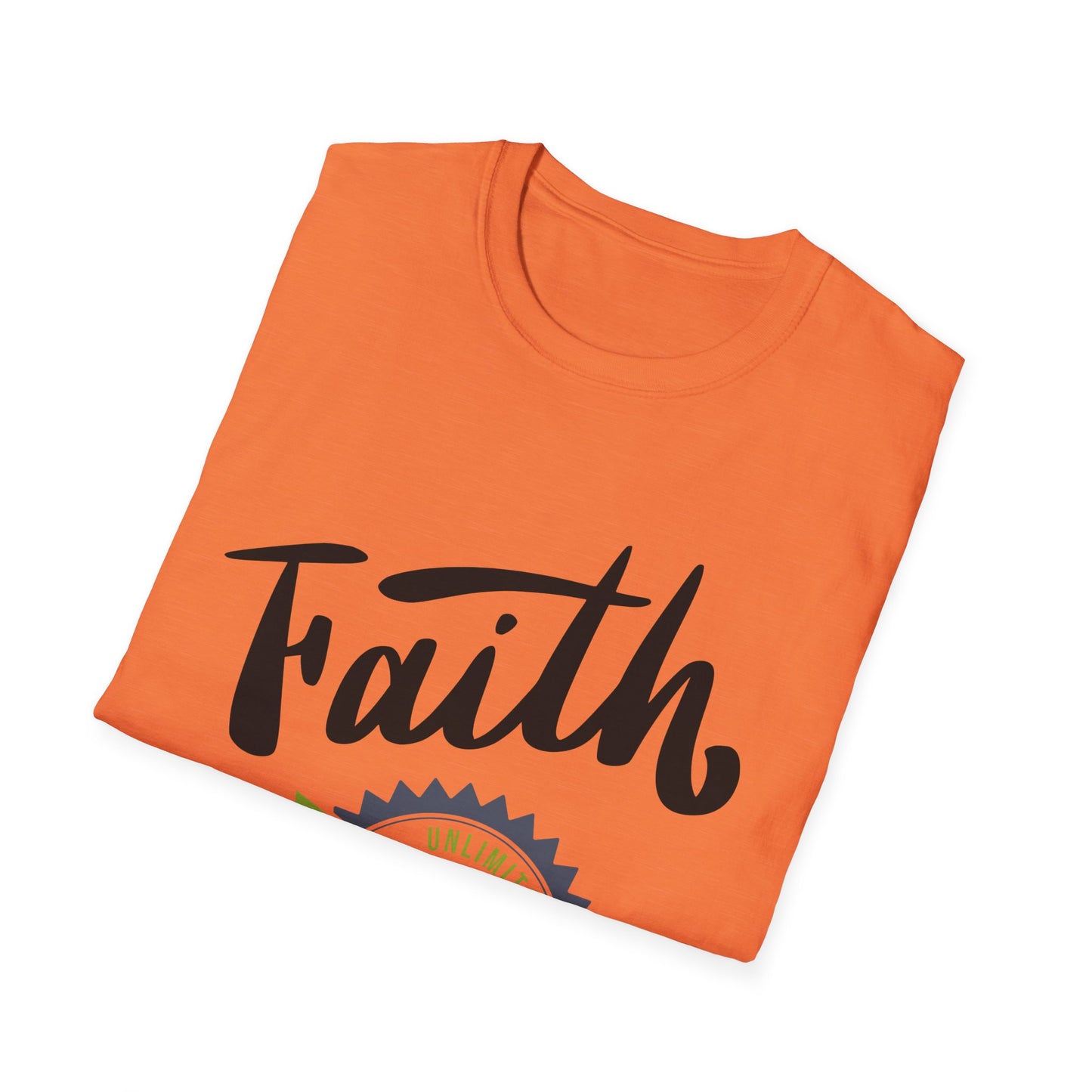 Unlimited Faith Unisex Softstyle T-Shirt - Inspirational Tee for Everyday Wear